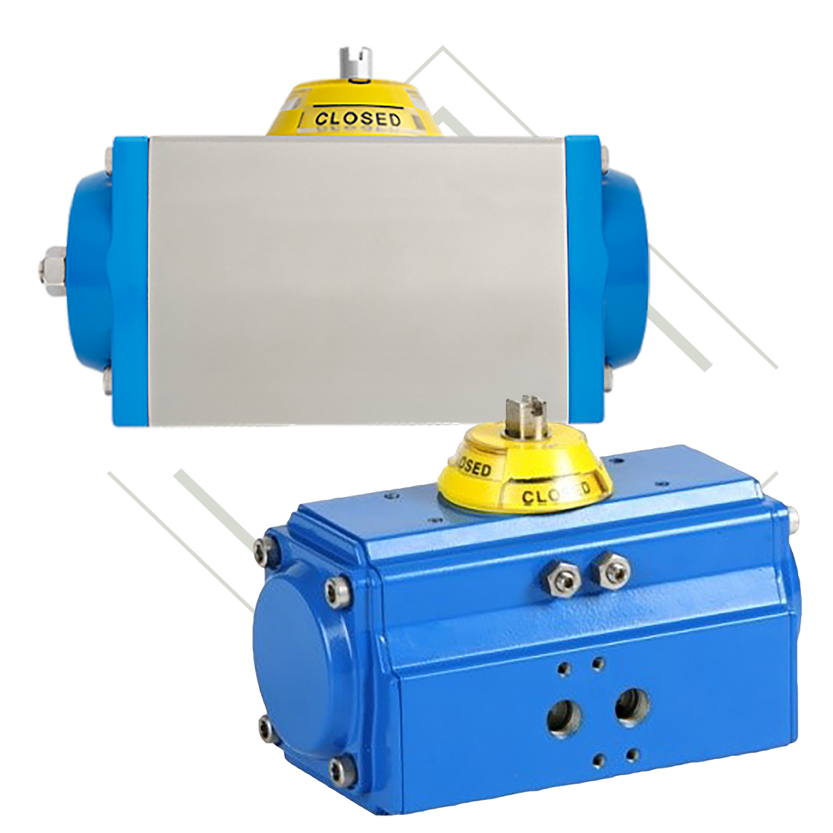 actuador, neumatico, valvula, acero, inox, inoxidable, guatemala, mainco, doble efecto, simple efecto, aire, inoxpa, neumatica