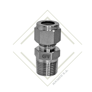 conector, rapido, rosca, roscado, macho, npt, acero, inoxidable, genebre, mainco, tubing, tubo