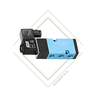 electrovalvula, solenoide, 5/2, 5 vias, genebre, actuador, mainco, plc, automatizacion