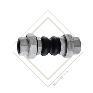 manguito, npt, roscado, acero inox, inoxidable, mainco, guatemala, ss316, antivibracion, antivibratorio