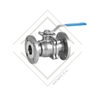 valvula, bola, 2 pcs, bridada, flangeada, flanshada, flange, acero, inox, inoxidable, genebre, mainco, guatemala, neumatica, actuador,